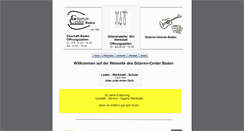 Desktop Screenshot of gitarren-center.ch